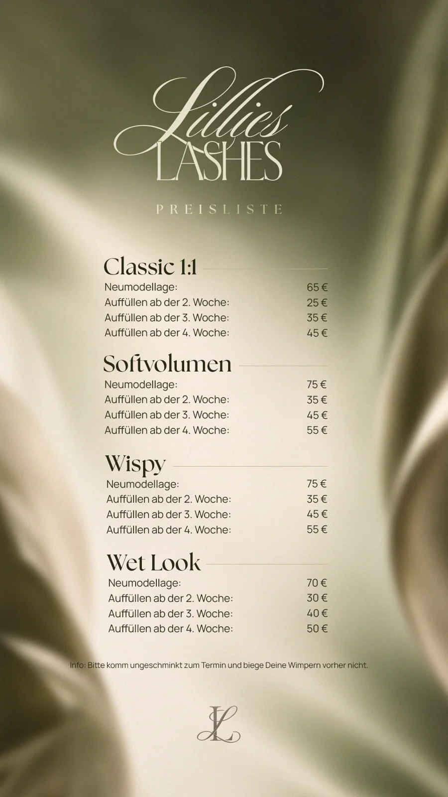 Story Preisliste